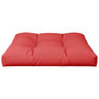 Voir la diapositive 4 : VIDAXL Coussin de palette rouge 80x80x12 cm tissu