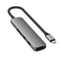 Voir la diapositive 1 : SATECHI Hub USB-C Satechi Slim Multiport 6-en-1 Gris Sidéral