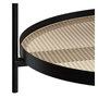 Voir la diapositive 6 : Rendez vous déco Table basse en cannage et bois de mindi noir D84 cm-Lukut