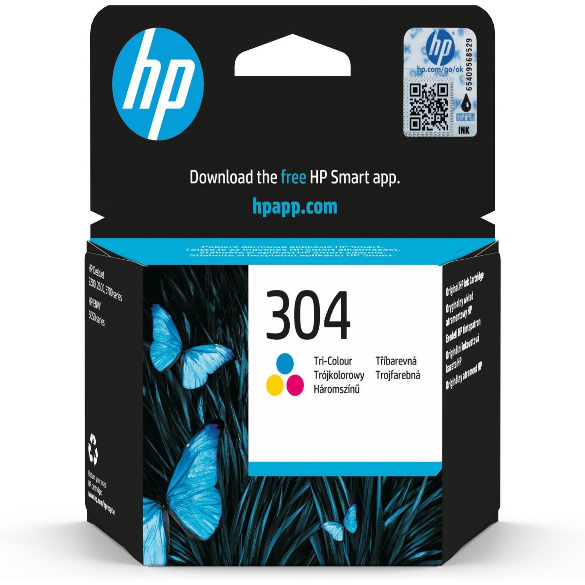 Voir la diapositive 2 : HP Hp 304 cartouche d'encre trois couleurs authentique