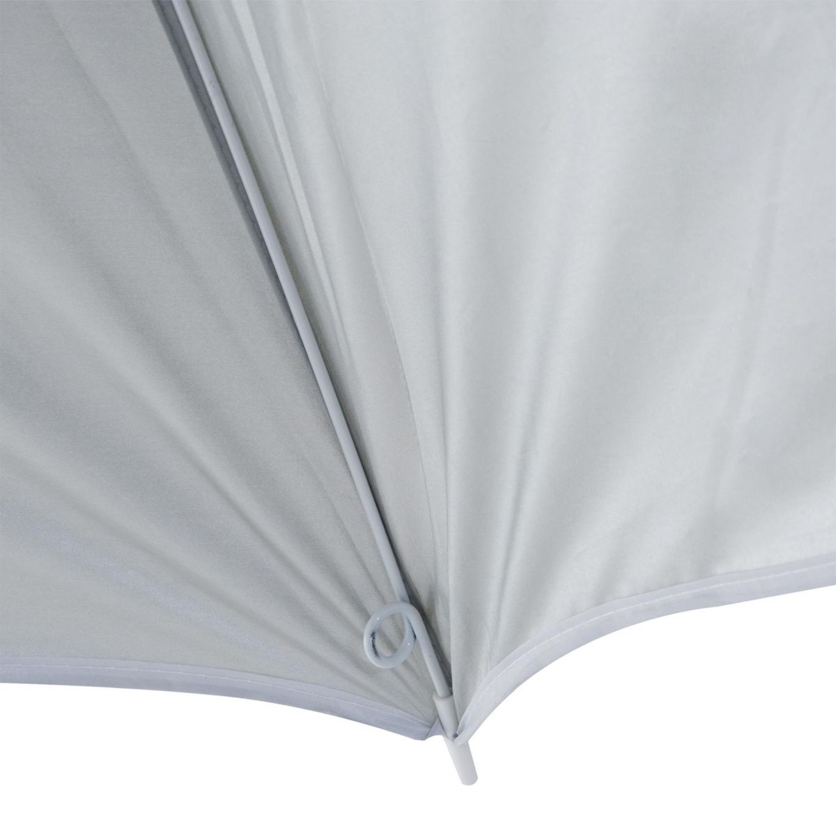 OUTSUNNY Parasol de plage Ø 2,2 x 2,2H cm protection UPF 50 + sac transport, sardines et lestage intégrés crème