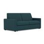 Voir la diapositive 3 : BEST MOBILIER Julia - canapé 3 places convertible express couchage quotidien 140 cm matelas 14 cm en tissu