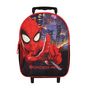 Voir la diapositive 1 : Bagtrotter Bagtrotter - Spiderman - Sac à Dos Scolaire à Roulettes  - Noir - 1 Compartiment Zippé - Bretelles Matelassées - 25x12x32cm - Matière Polyester - Sac à Dos Scolaire Maternelle