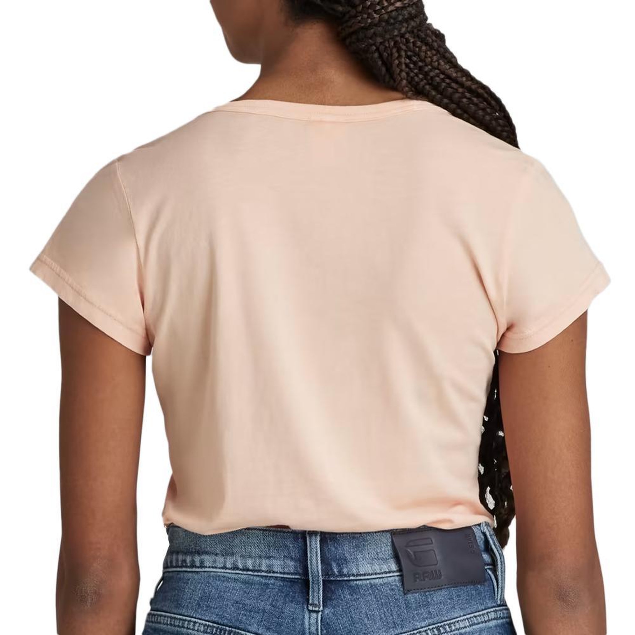 Voir la diapositive 2 : G-Star Raw T-shirt Orange Femme G-Star Raw Eyben D21314