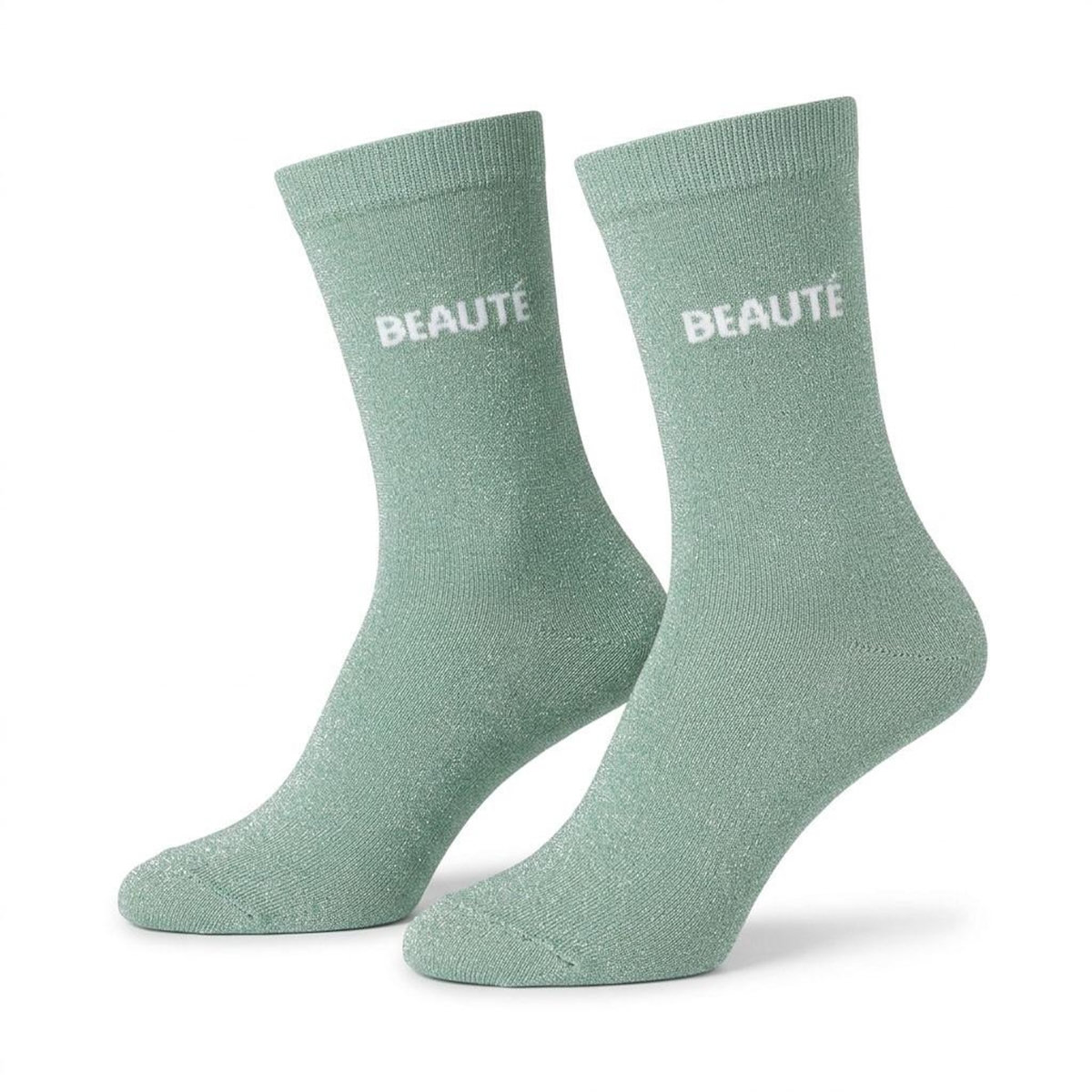 OZABI Chaussettes Femme Lurex Message Humoristique