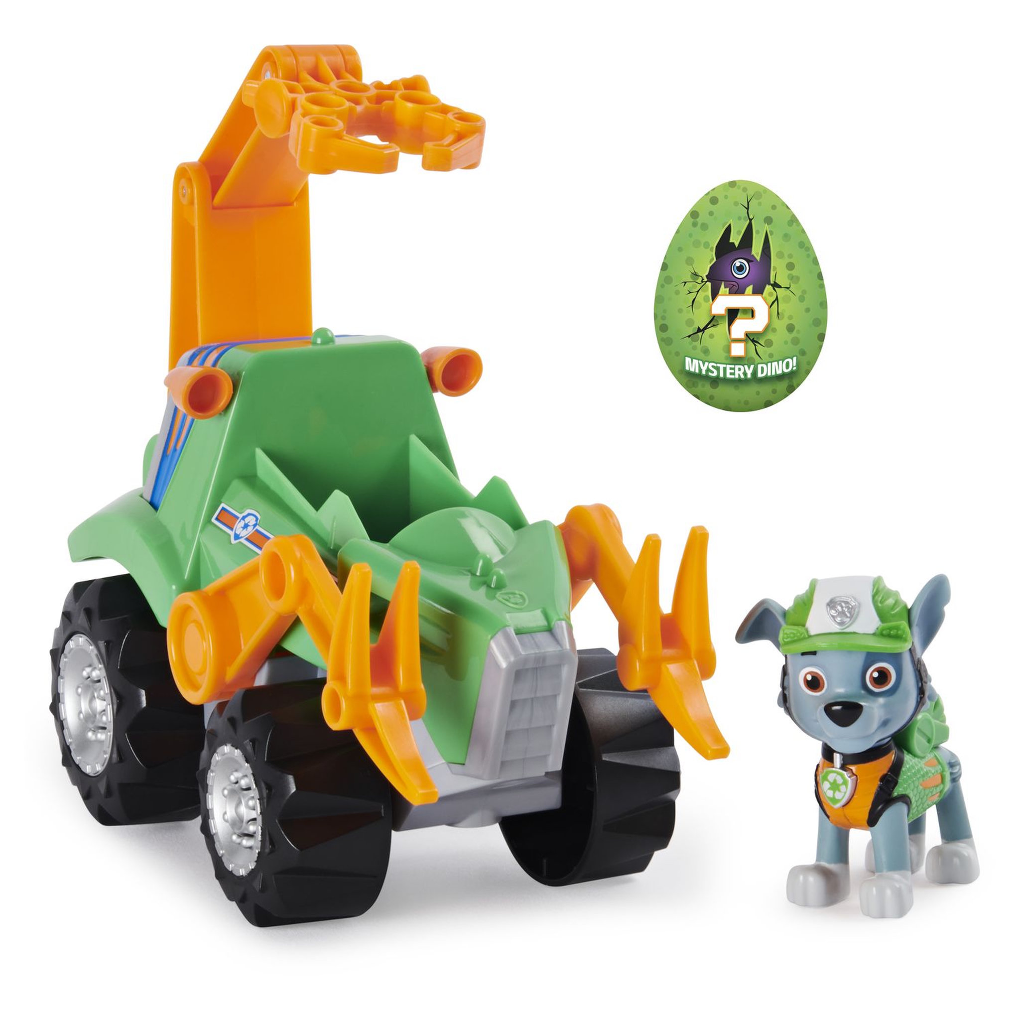 Voir la diapositive 1 : SPIN MASTER Véhicule + figurine Rocky - Pat'Patrouille Dino Rescue