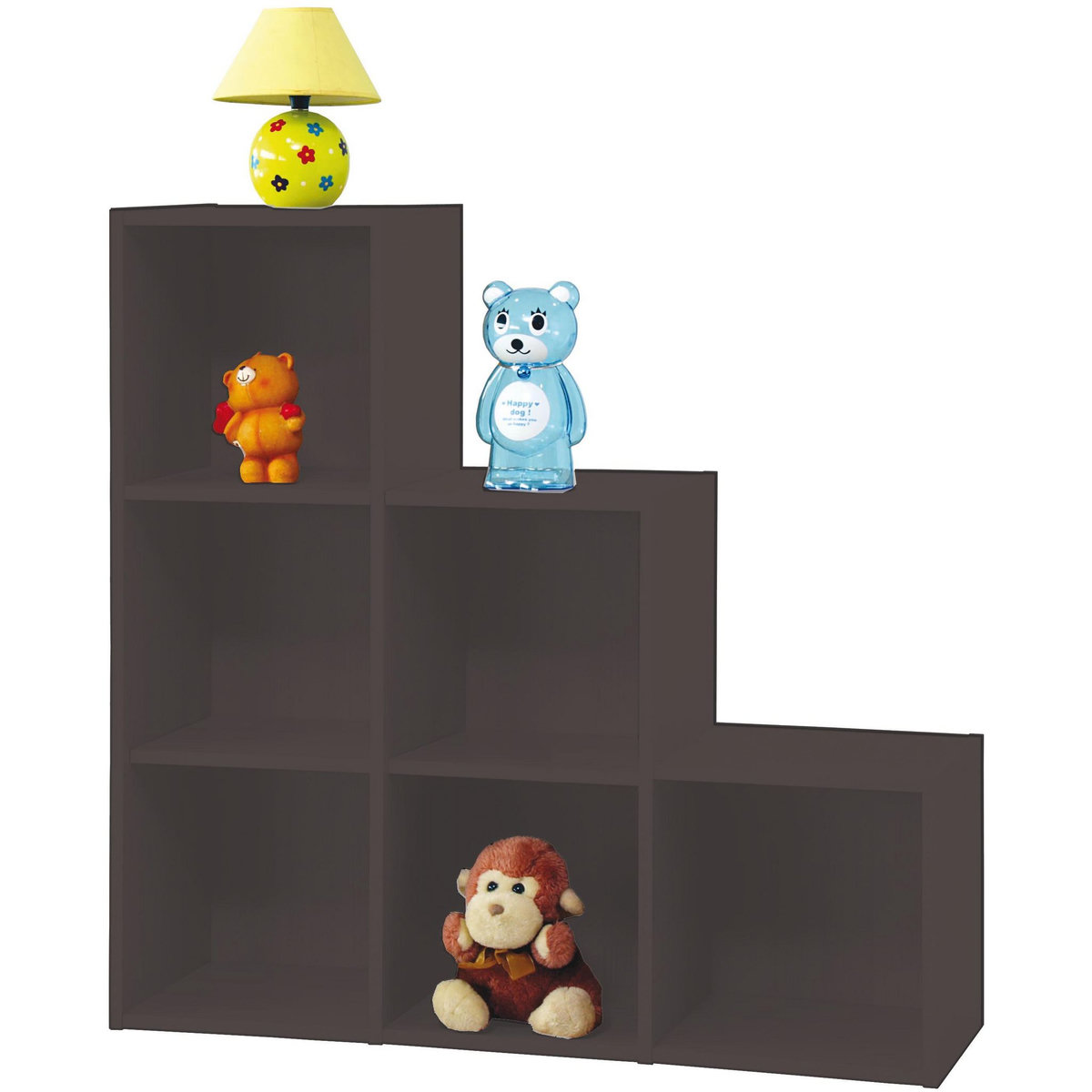 rangement 6 cases escalier KUBIC H93xL93xP29.5cm