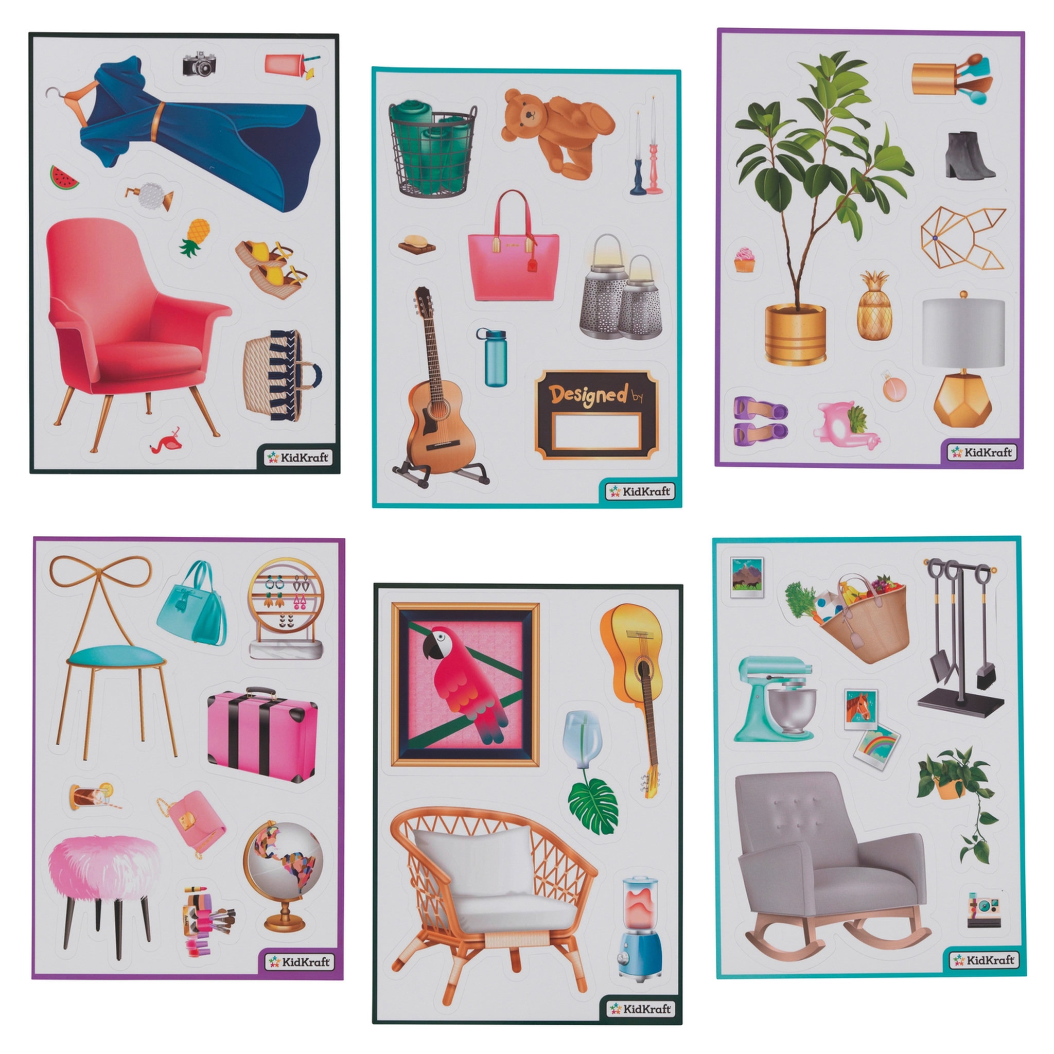 Voir la diapositive 4 : Kidkraft Maison de poupées Design by me Magnetic Makeover