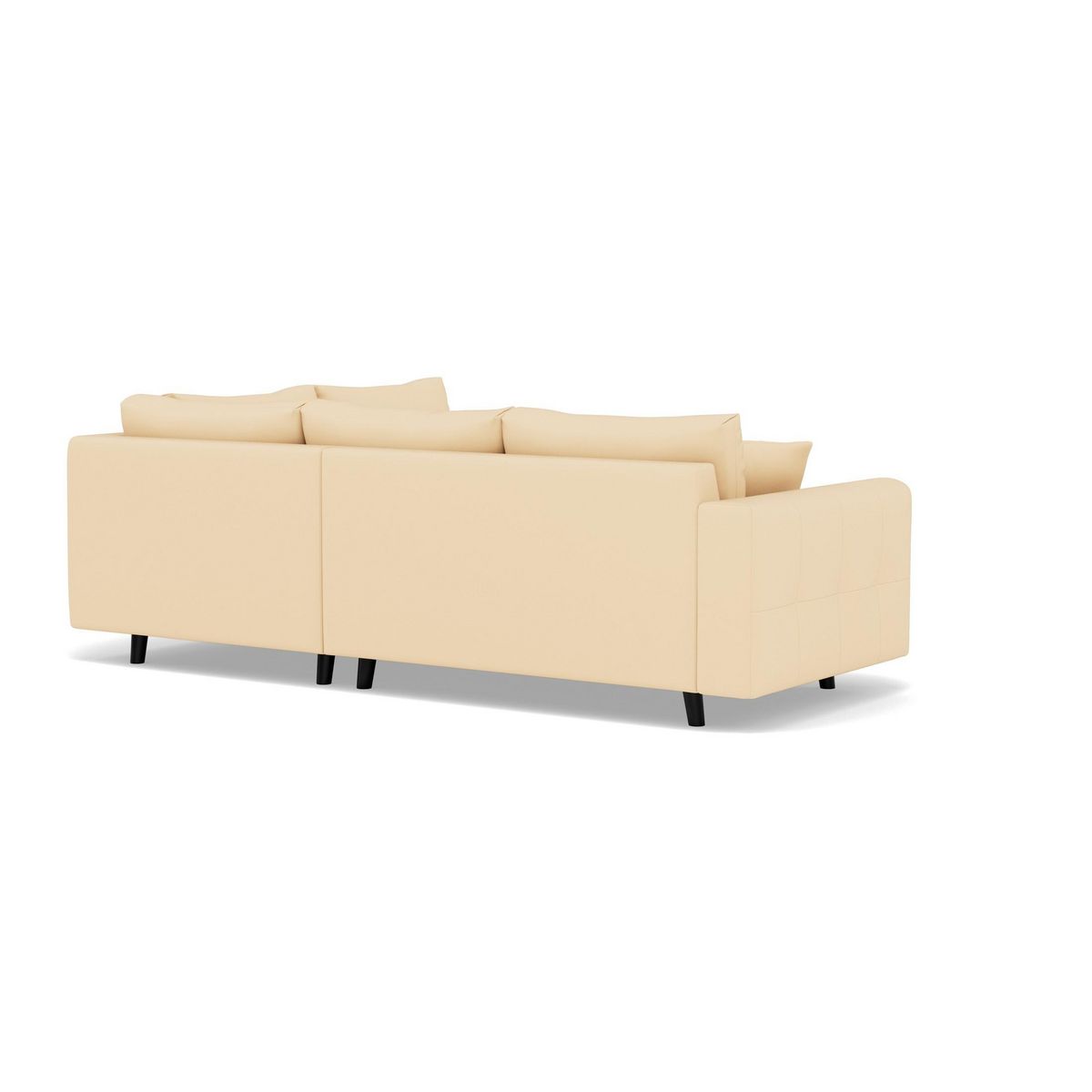 LISA DESIGN Rune - canapé d'angle droit 4 places en simili