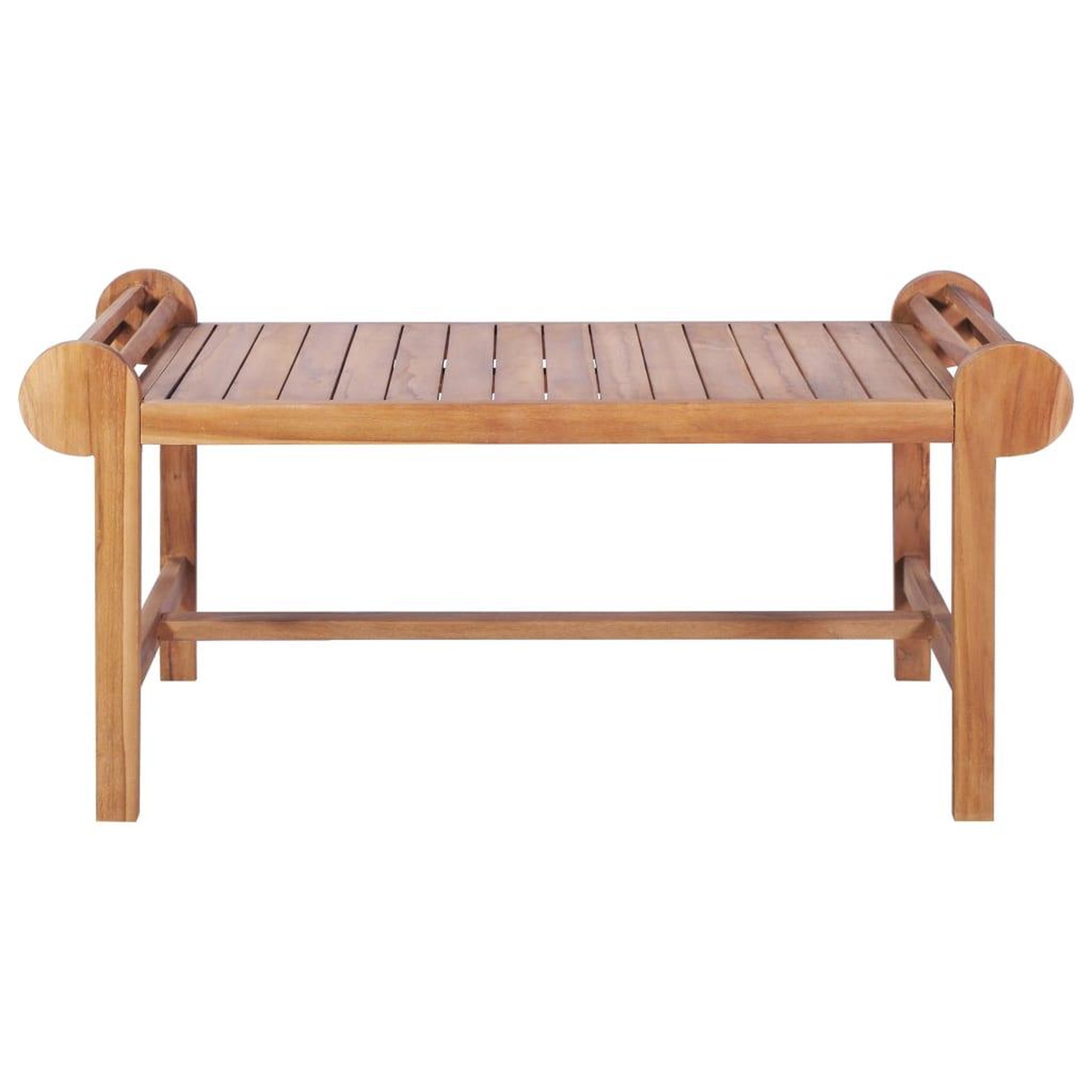 Voir la diapositive 2 : VIDAXL Table basse 100x50x45 cm teck solide