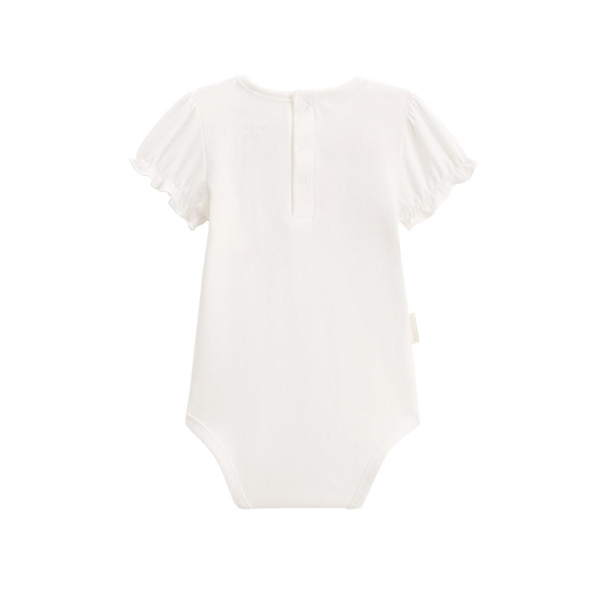 Petit Béguin Ensemble body bébé et short en gaze de coton Mindanao