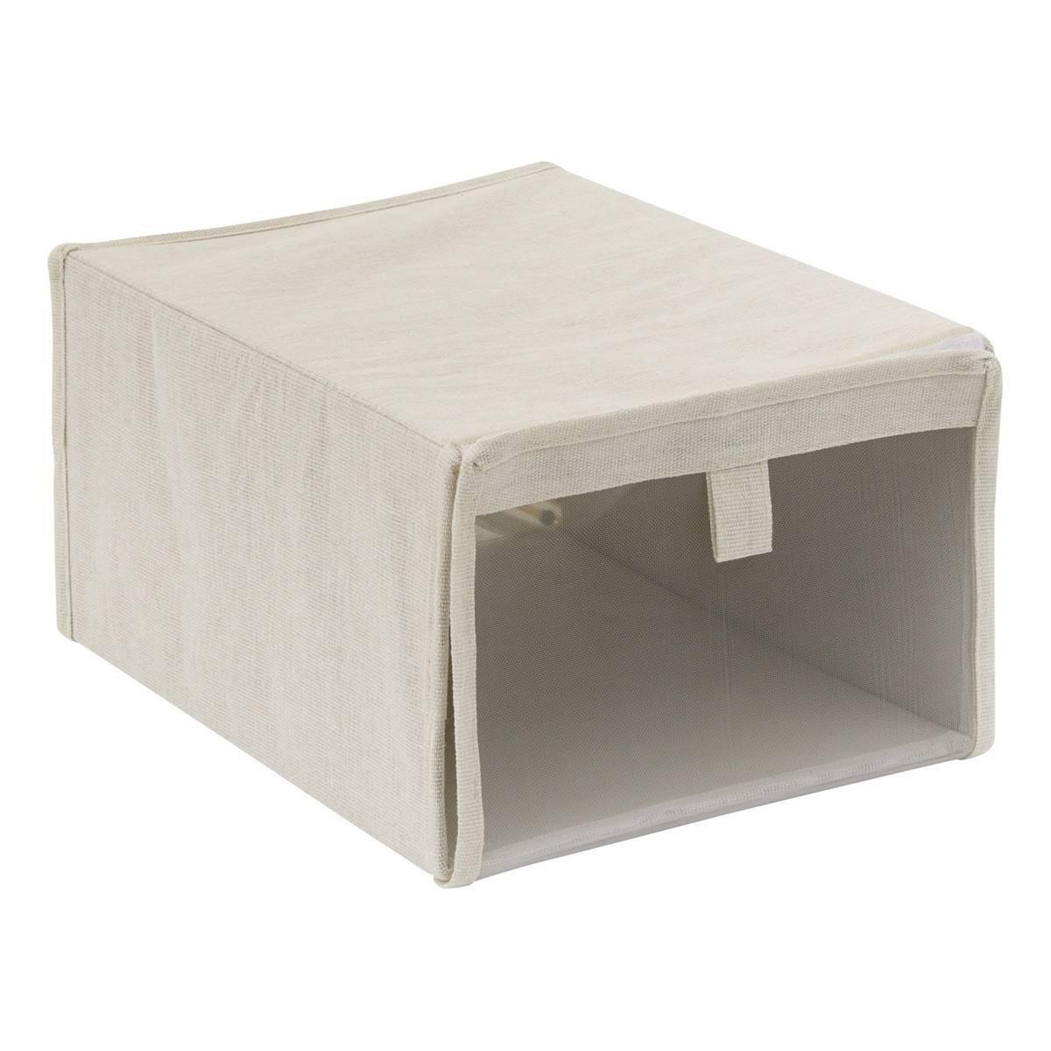 Voir la diapositive 2 : FIVE Lot de 2 Housses de Rangement Chaussures  Dressy  33cm Beige