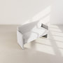 Voir la diapositive 5 : BEST MOBILIER Mathis - canapé convertible clic-clac 3 places en velours côtelé