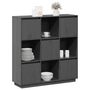 Voir la diapositive 4 : VIDAXL Buffet Gris 110,5x35x117 cm Bois massif de pin