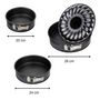 Voir la diapositive 3 : ZENKER Set de 2 moules à manqué et 1 moule à manqué et savarin diamètres 20, 24 , 28 cm Zenker Black Metallic