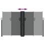 Voir la diapositive 5 : VIDAXL Auvent lateral retractable anthracite 140x600 cm