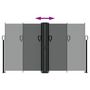 Voir la diapositive 5 : VIDAXL Auvent lateral retractable anthracite 140x600 cm