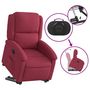 Voir la diapositive 5 : VIDAXL Fauteuil inclinable Rouge bordeaux Velours