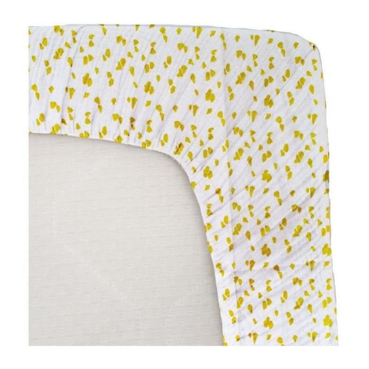 DOMIVA Drap housse jersey - DOMIVA - Savane - 60 x 120 cm - Coton extensible - oeKO-TEX