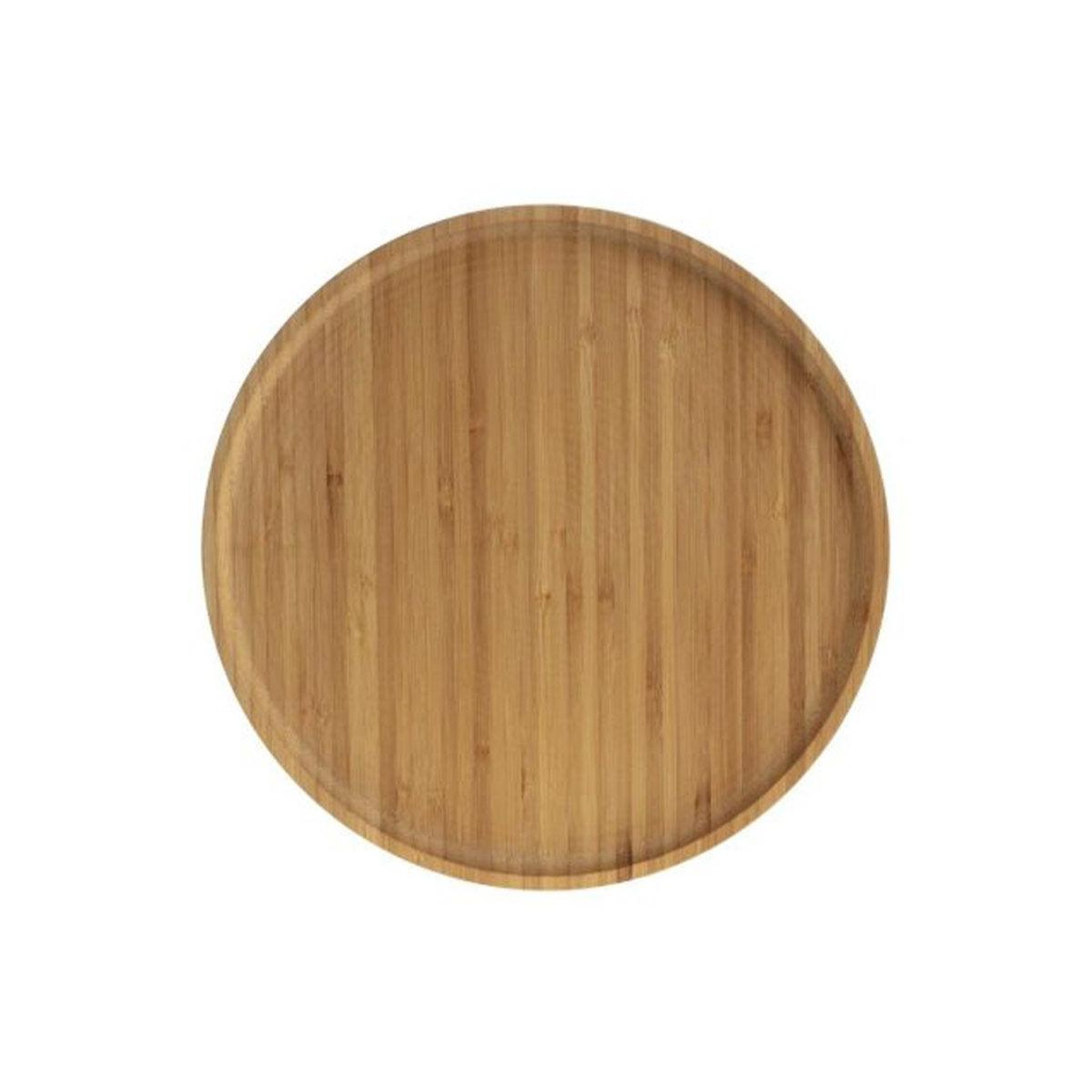 SECRET DE GOURMET Lot de 6 assiettes  bambou  26cm naturel