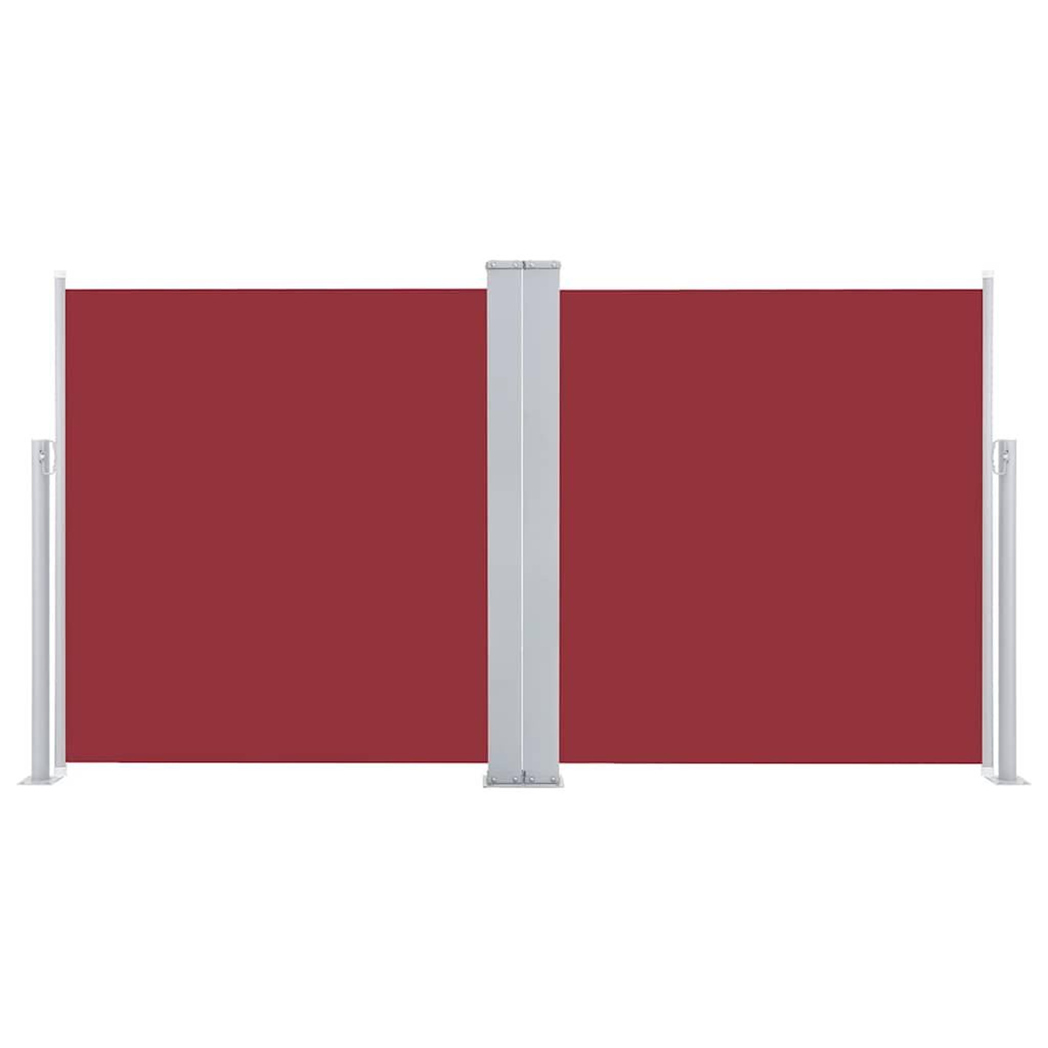 Voir la diapositive 3 : VIDAXL Auvent lateral retractable rouge 100 x 600 cm