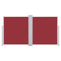 Voir la diapositive 3 : VIDAXL Auvent lateral retractable Rouge 100 x 600 cm
