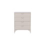 Voir la diapositive 2 : Paris Prix Commode Design 4 Tiroirs  Piring  98cm Beige