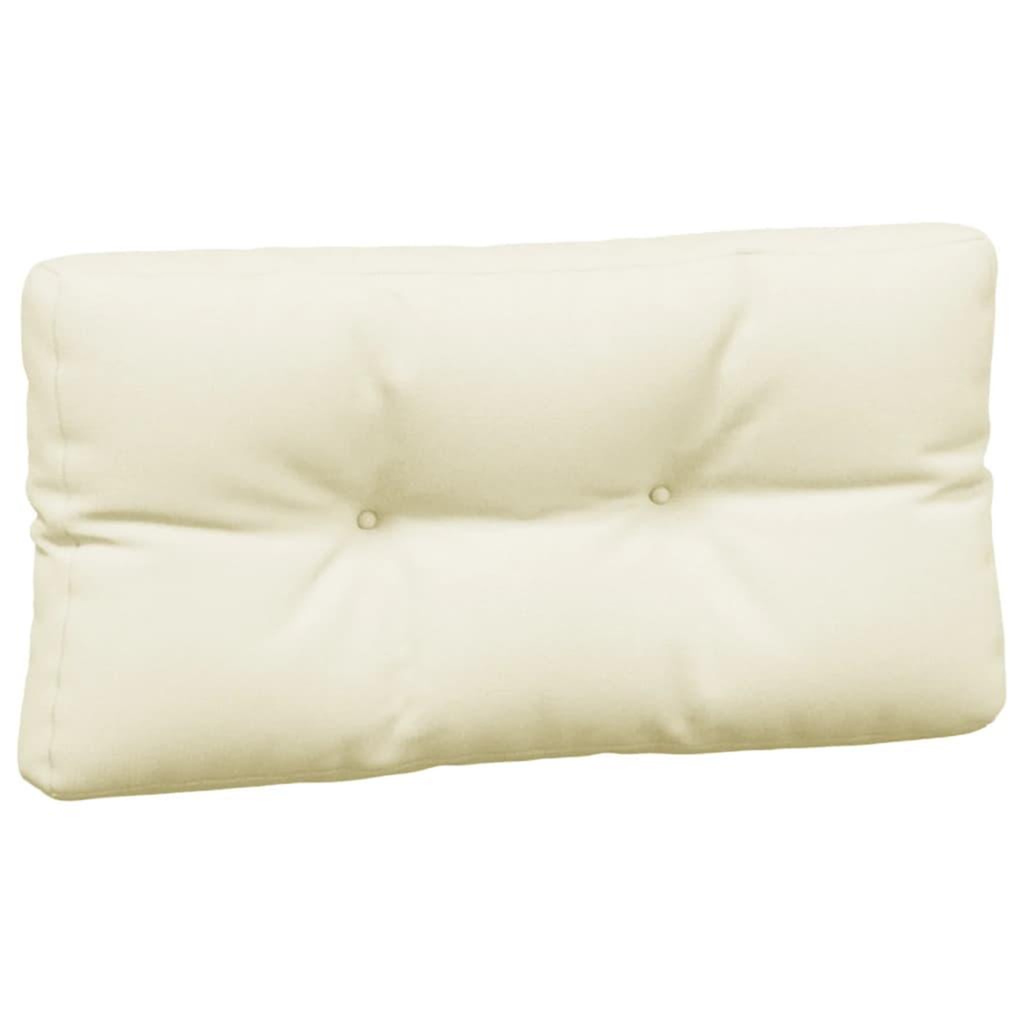 Voir la diapositive 5 : VIDAXL Coussins de palette lot de 7 creme tissu