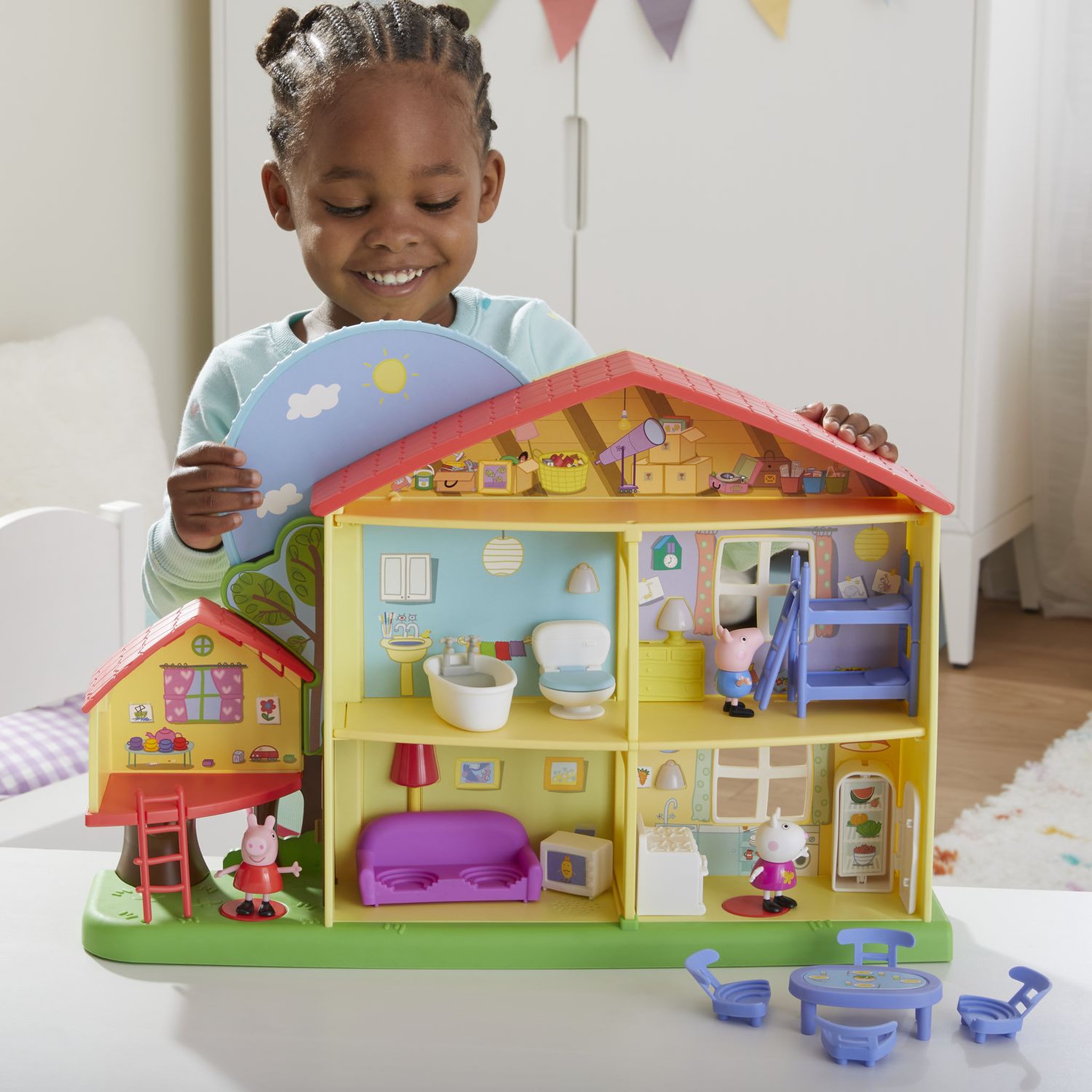 Voir la diapositive 6 : PEPPA PIG Maison Jour et nuit de Peppa