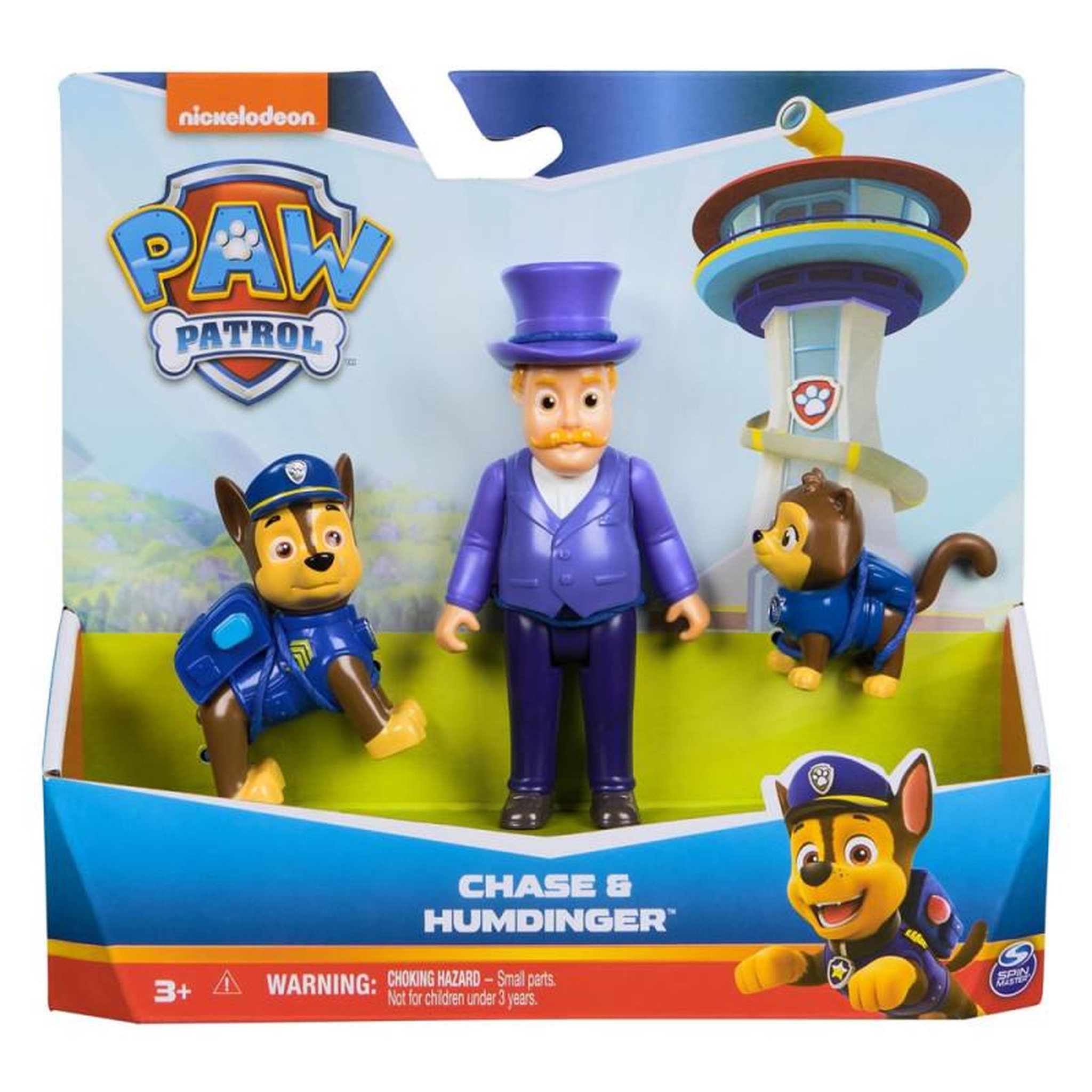 PAW PATROL Figurines Paw Patrol Pat'Patrouille Hero Pups Chase & Humdinger