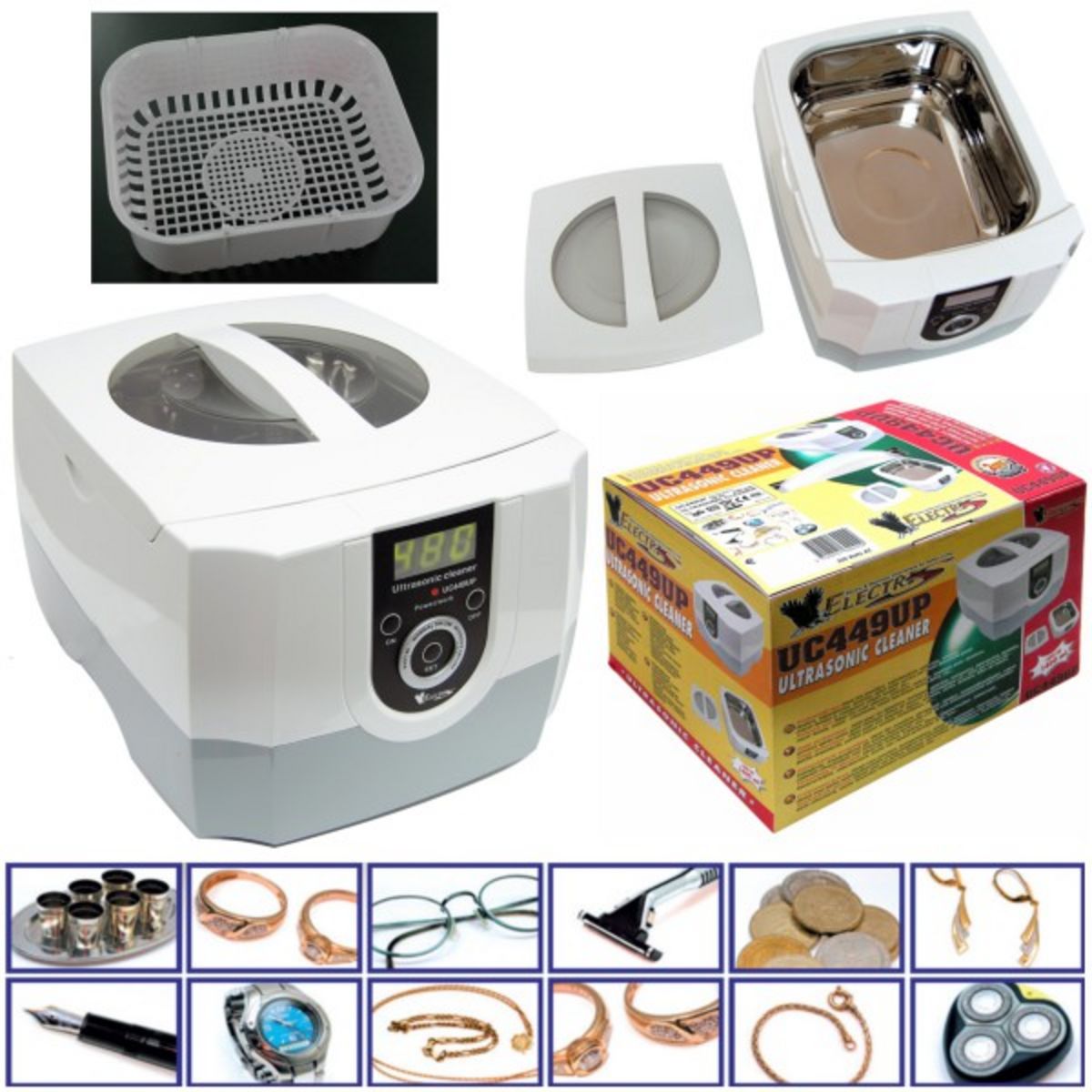 ELECTRIS Nettoyeur à ultrasons 1375 ml