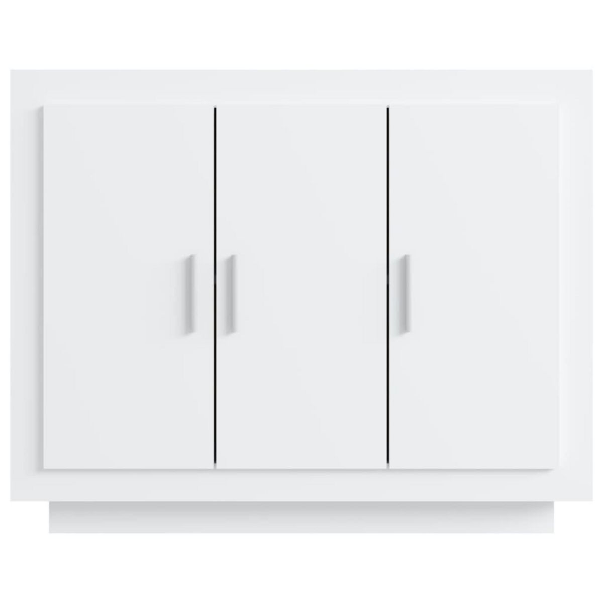 VIDAXL Buffet blanc 92x35x75 cm bois d'ingenierie
