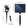 Voir la diapositive 5 : Lumisky Quatre spots solaires reliés ROUNDY Noir Plastique 200LM