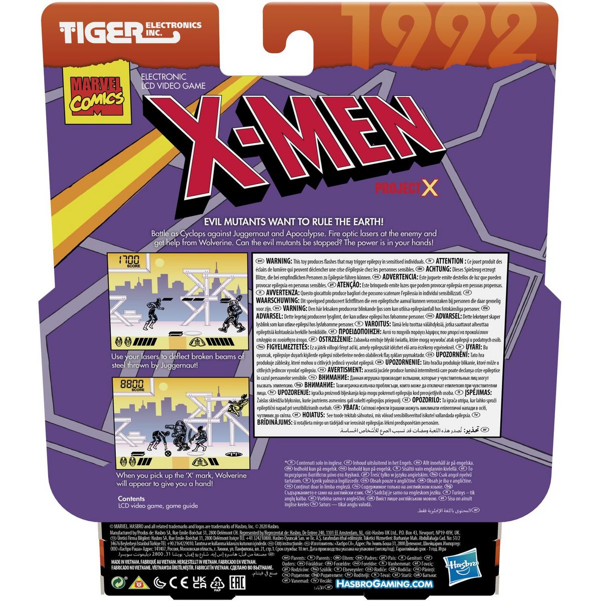 HASBRO Console Rétro Tiger Electronics X-Men Project X Marvel