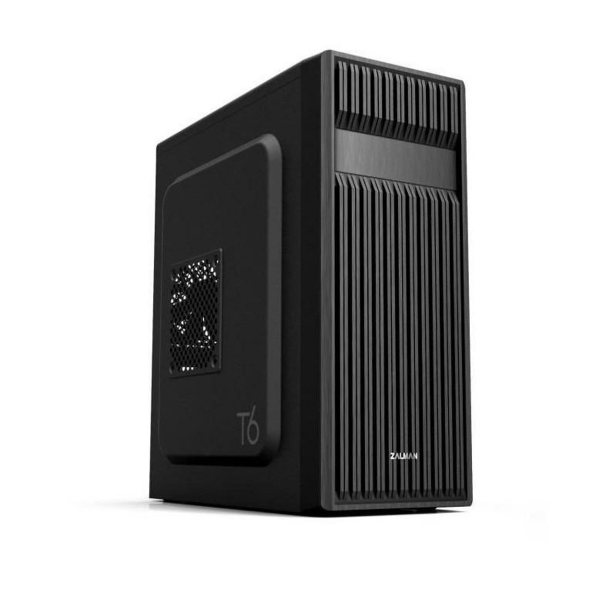 Zalman ZALMAN BOITIER PC T6 - Moyen Tour - Noir - Format ATX T6BK