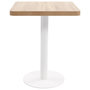 Voir la diapositive 2 : VIDAXL Table de bistro Marron clair 60x60 cm MDF