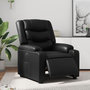 Voir la diapositive 1 : VIDAXL Fauteuil inclinable electrique Noir Similicuir