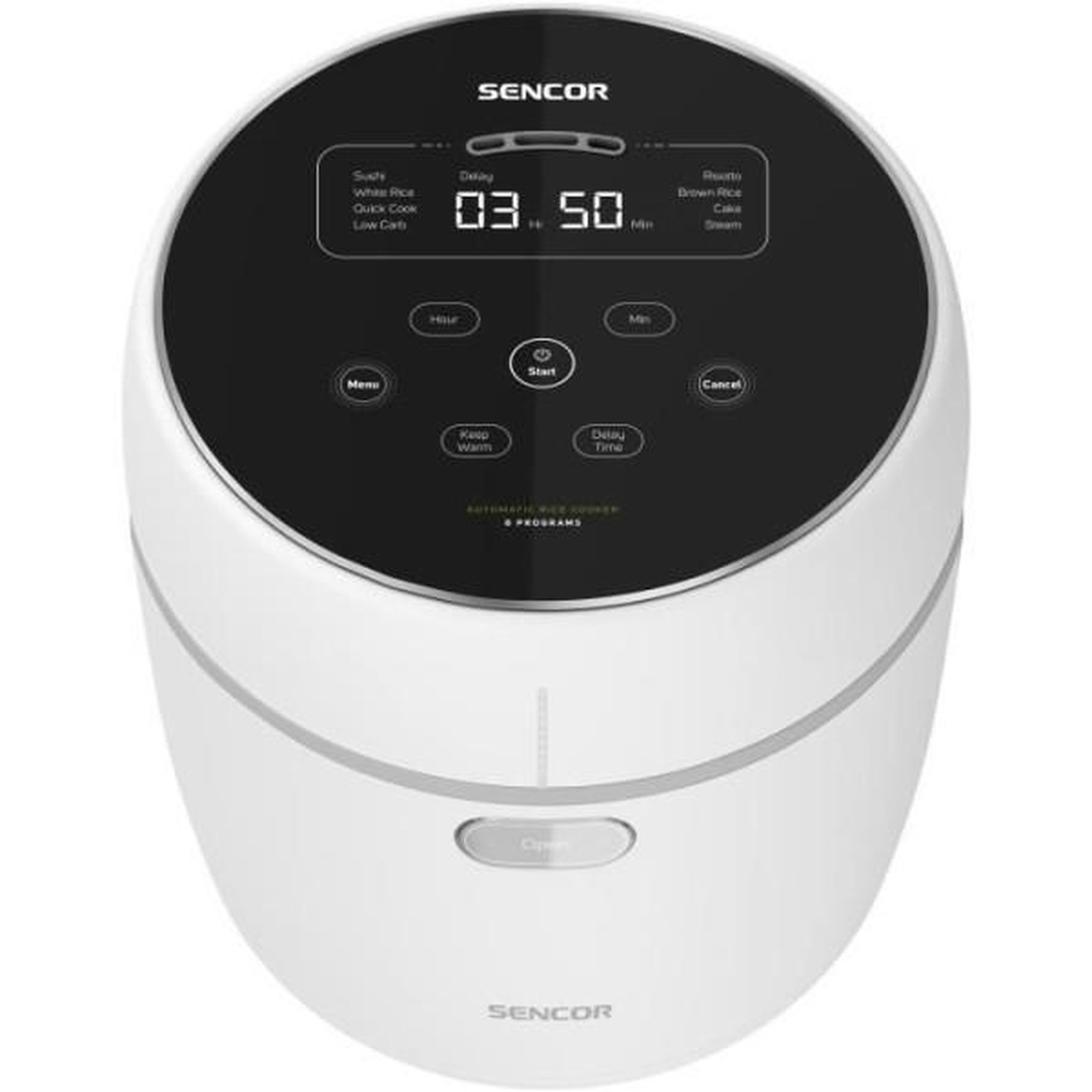 MARKET24 Cuiseur de Riz Electrique  - SENCOR - SRM 0670WH - 350 W - 0,6 L - Blanc