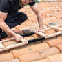 Voir la diapositive 4 : HAILO Extension échelle plate de toit en bois pour couvreur 2m Hailo Safety Roof