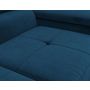 Voir la diapositive 4 : BEST MOBILIER Pablo - canapé droit 2 places avec têtières ajustables - en velours