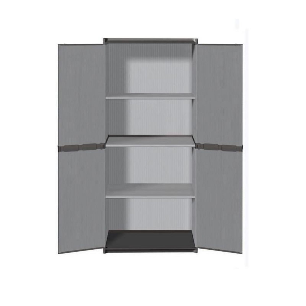 TOOD TOOD Armoire de rangement haute en resine 3 tablettes