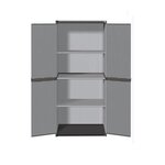 TOOD TOOD Armoire de rangement haute en resine 3 tablettes