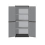 Voir la diapositive 1 : TOOD TOOD Armoire de rangement haute en resine 3 tablettes