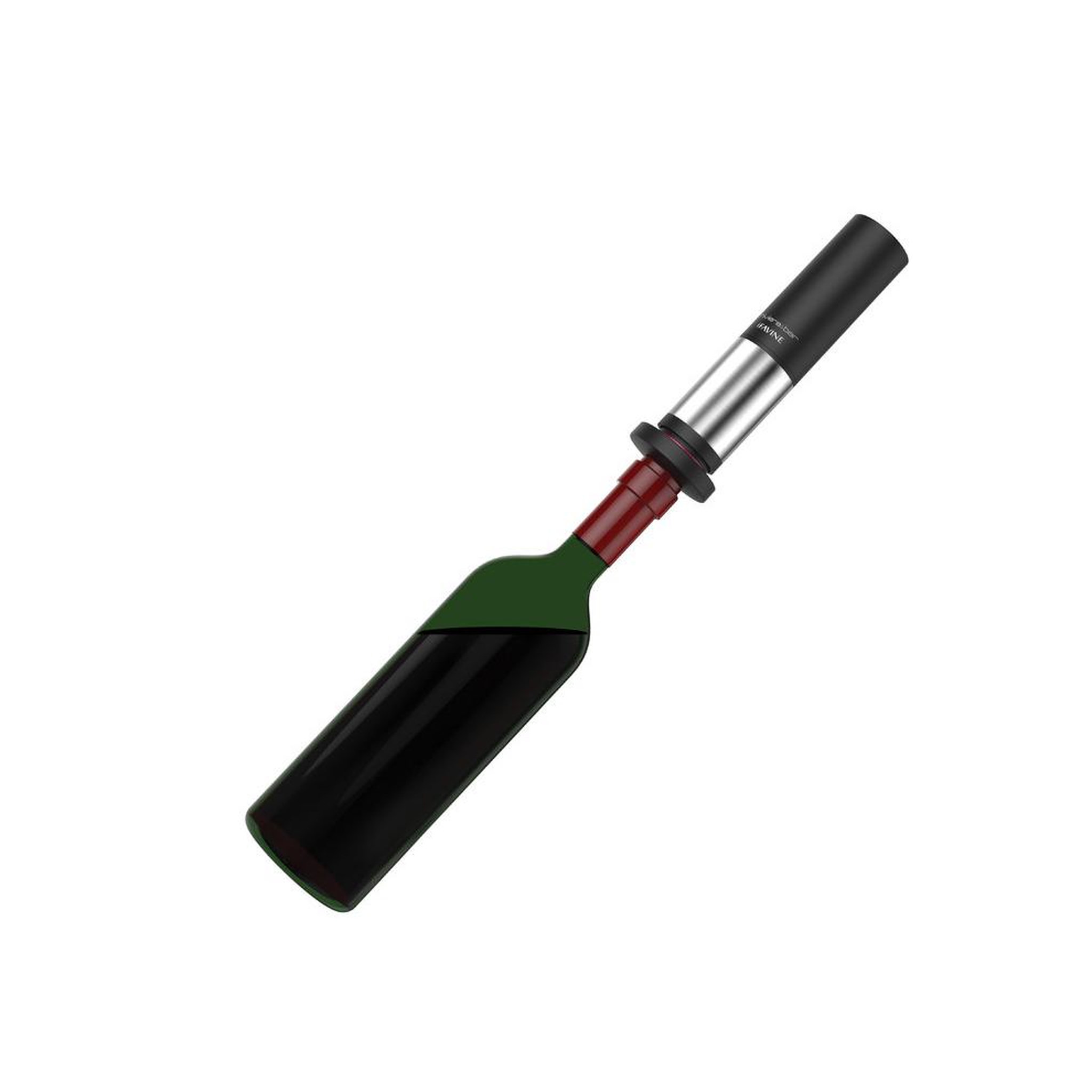 Voir la diapositive 2 : Riviera & Bar Coffret 2 bouchons pour vin + 2 cartouches d'argon - bvg350