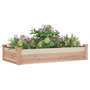 Voir la diapositive 3 : VIDAXL Lit sureleve de jardin doublure 120x60x25 cm bois massif sapin