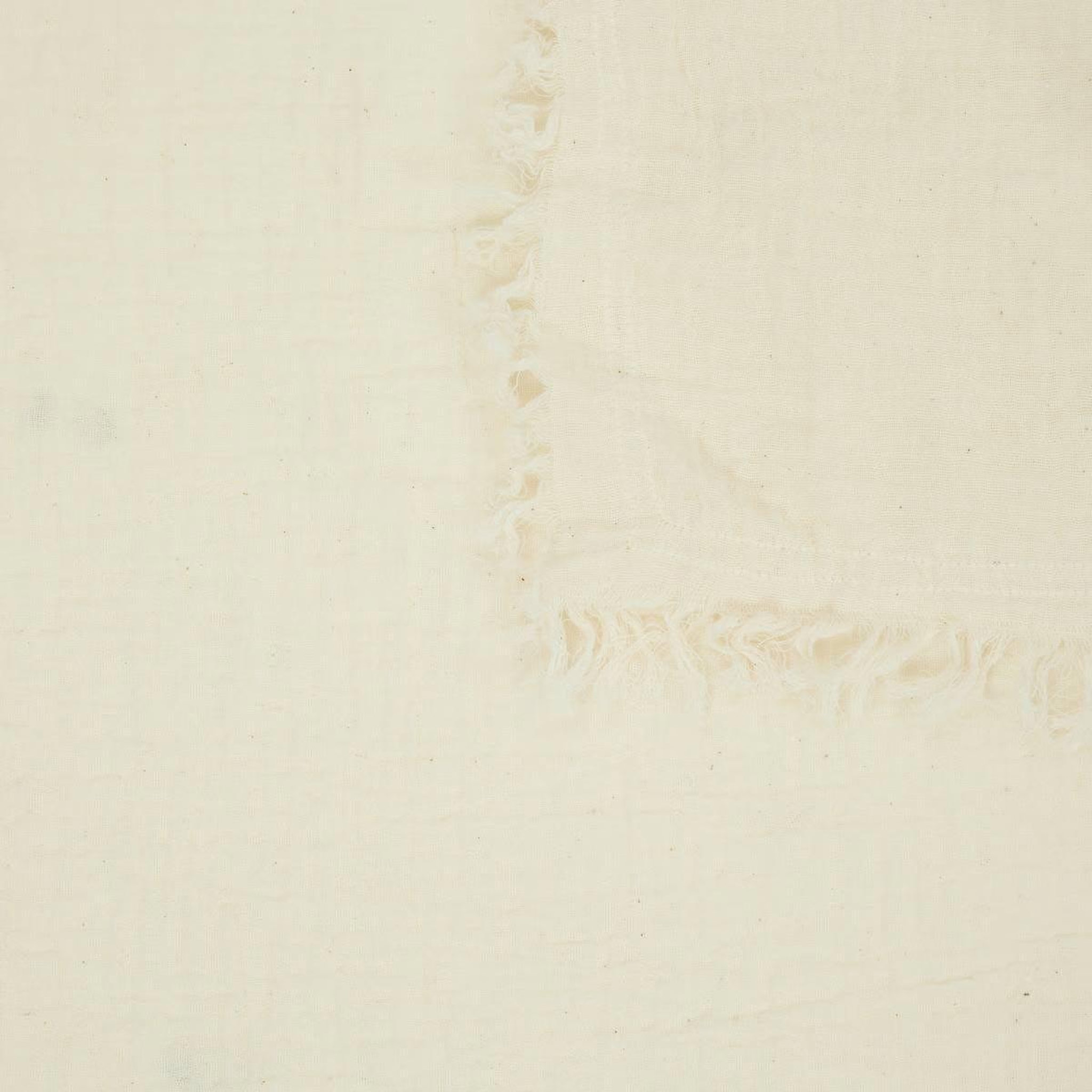 Voir la diapositive 2 : ATMOSPHERA Nappe en gaze de coton  vela  150x250cm blanc chaud