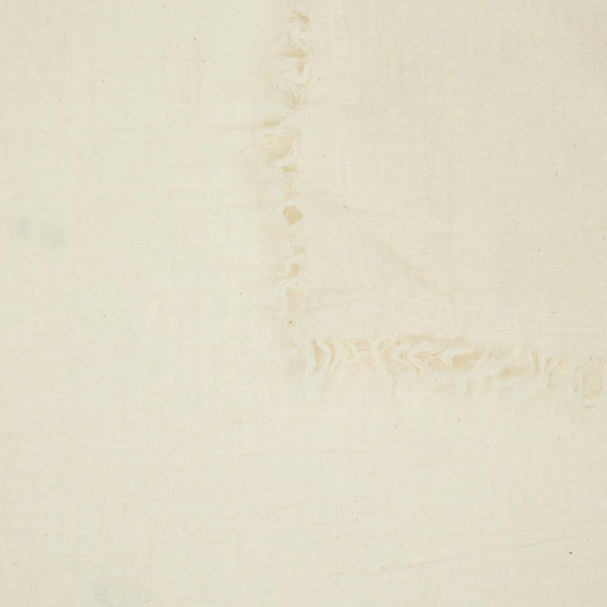 ATMOSPHERA Nappe en Gaze de Coton  Vela  150x250cm Blanc Chaud