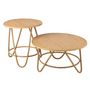 Voir la diapositive 4 : Paris Prix Table Basse en Rotin  Balia  60cm Naturel