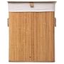 Voir la diapositive 4 : ATMOSPHERA Panier à linge bambou naturel