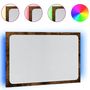 Voir la diapositive 2 : VIDAXL Miroir de salle de bain a LED chene sonoma bois d'ingenierie